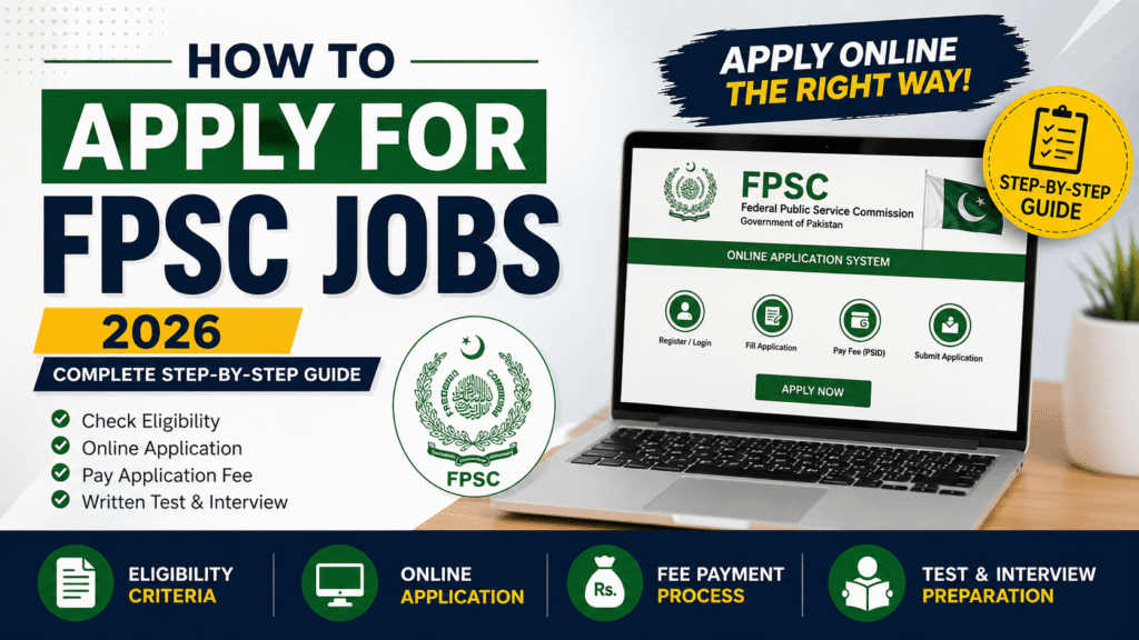 How to Apply for FPSC Jobs 2026 – Complete Guide